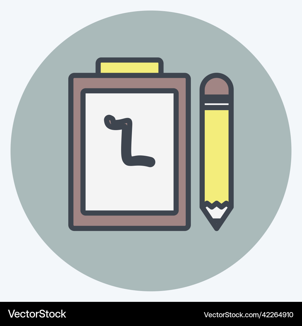 Icon notepad suitable for web interface symbol Icon notepad suitable for web interface symbol vector image