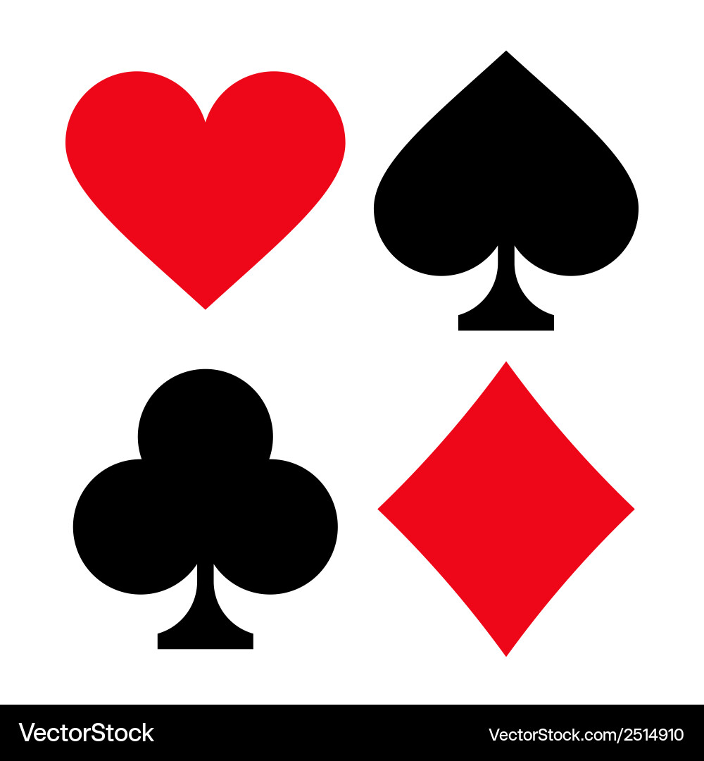 Playing Card Symbols vector image