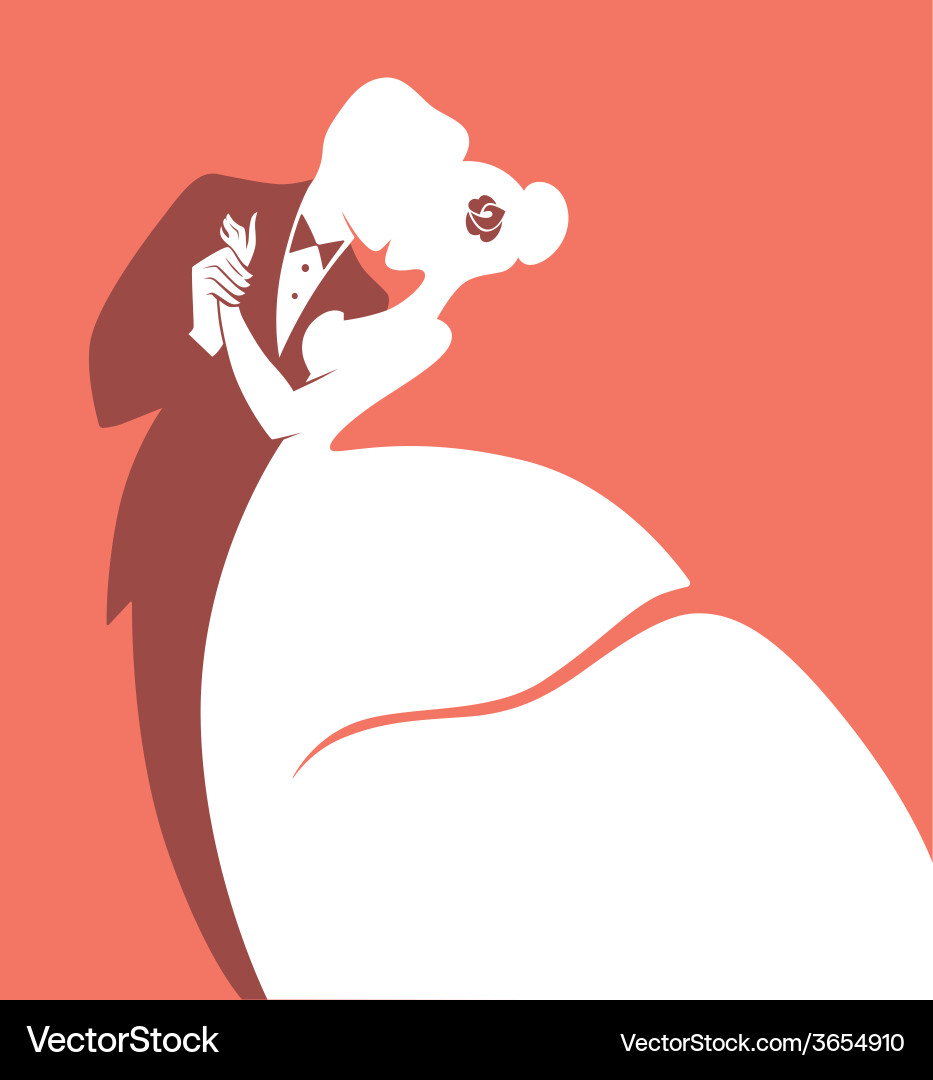 Romantic wedding Royalty Free Vector Image - VectorStock