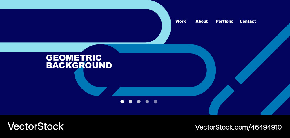 Trendy color overlapping lines abstract background Vector Image