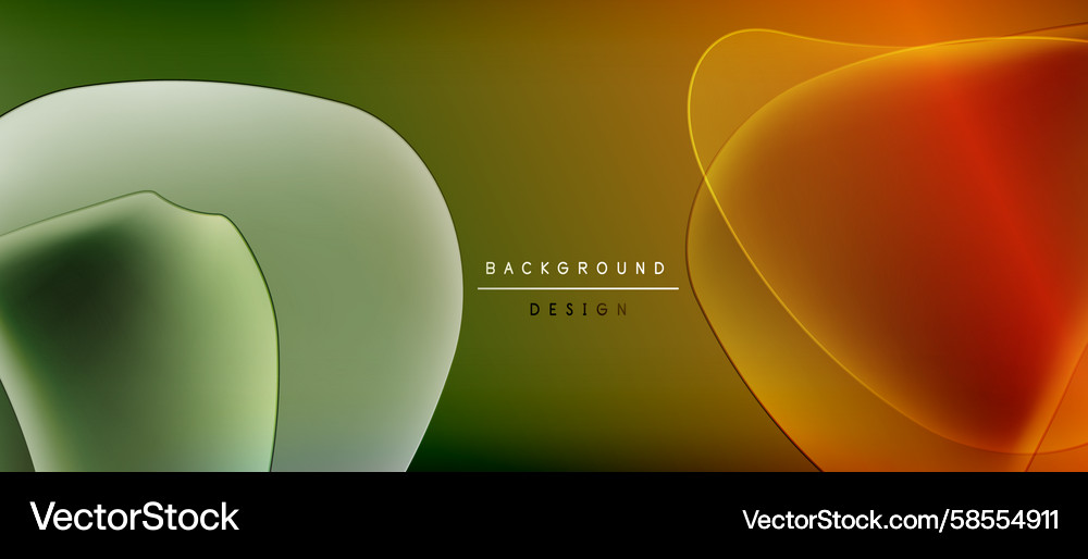 Abstract gradients blend creating fluid shapes Vector Image