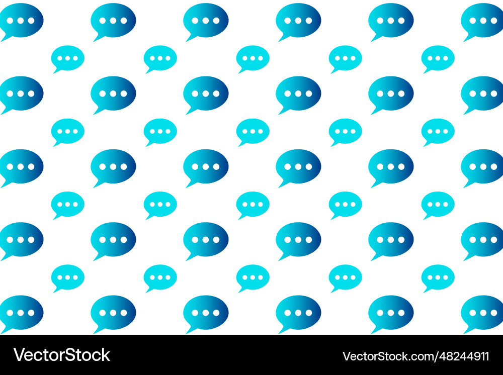 Abstract talk bubble pattern background Abstract talk bubble pattern background Vector Image