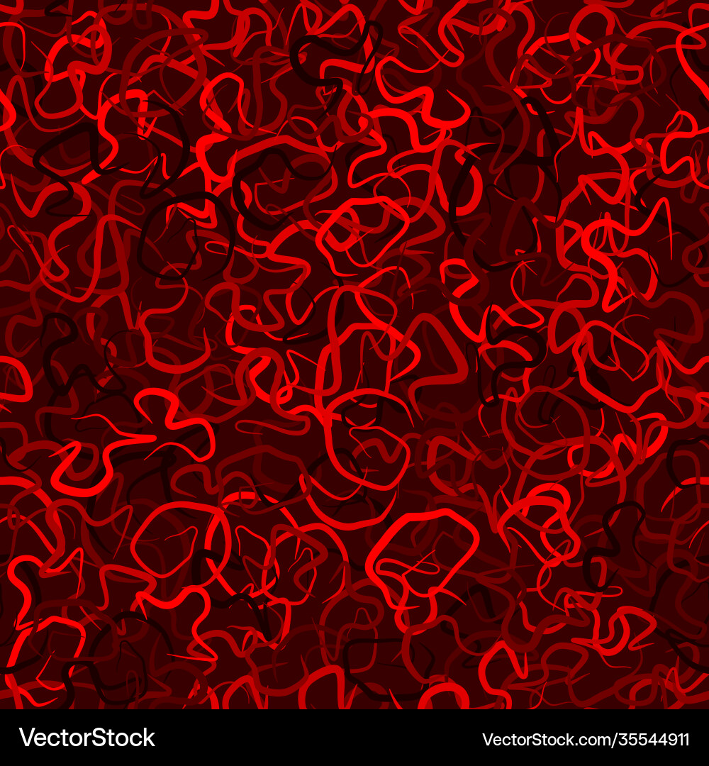 Dark red wavy dynamic pattern scarlet background vector image