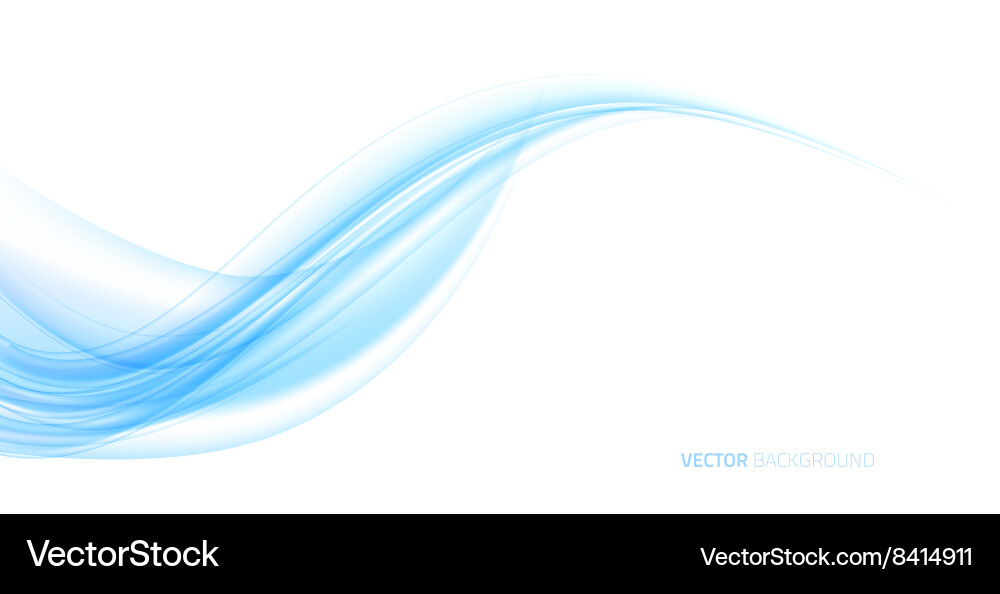 Dynamic Blue Wave Background Royalty Free Vector Image