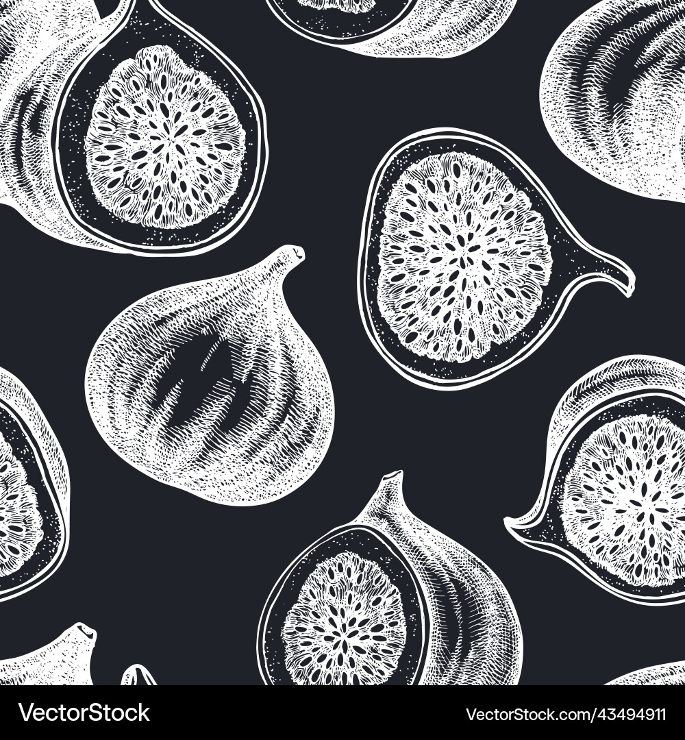 Fruits seamless pattern background design Fruits seamless pattern background design vector image