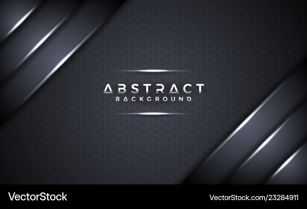 Metallic 3D Abstract Background vector image