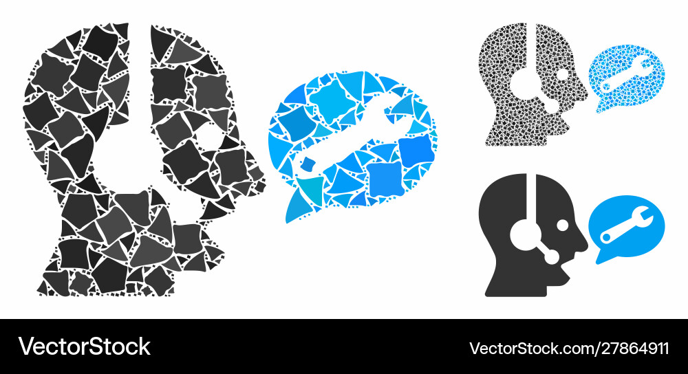 Operator service message composition icon Operator service message composition icon Vector Image