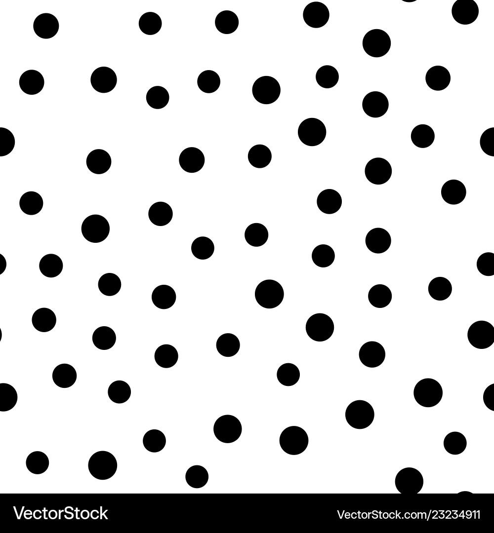 Random dotted seamless pattern simple geometric Vector Image