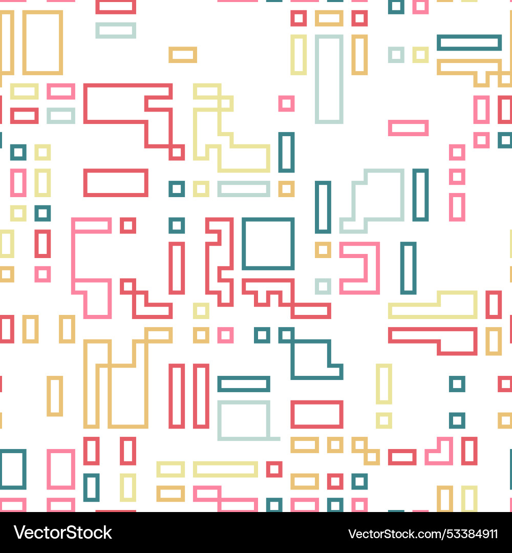Seamless pattern of lines colored background Seamless pattern of lines colored background vector image