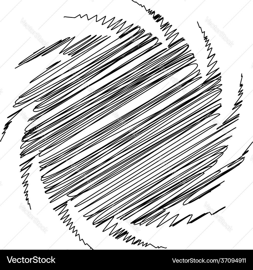 Spiral swirl twirl design element with sketchy Spiral swirl twirl design element with sketchy vector image