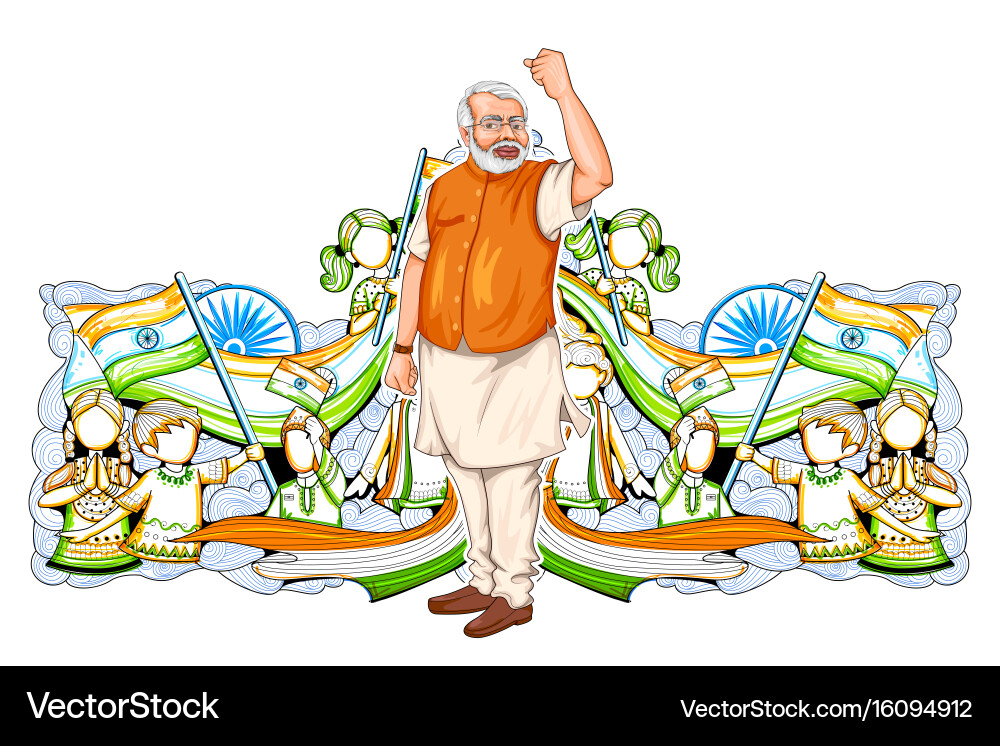 Collage showing progress and development depicting Vector Image