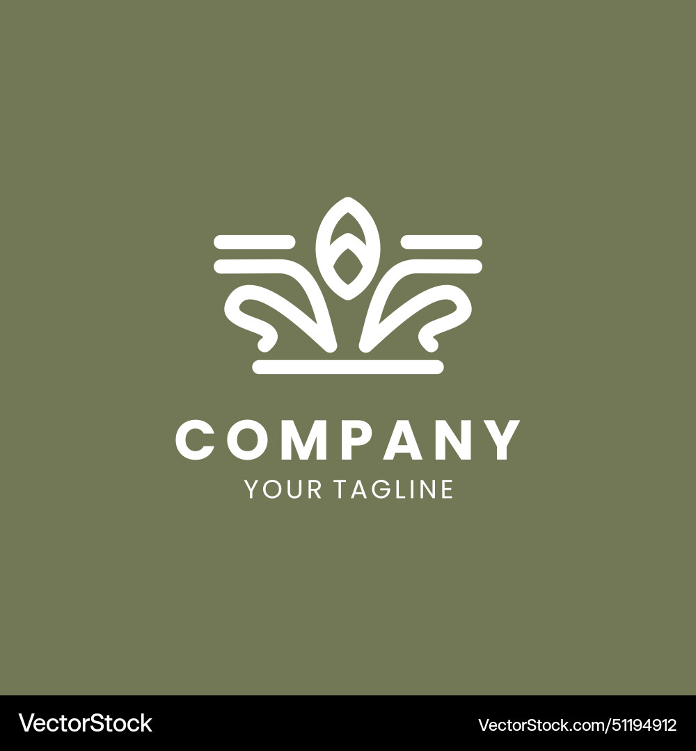 Logo template design Royalty Free Vector Image