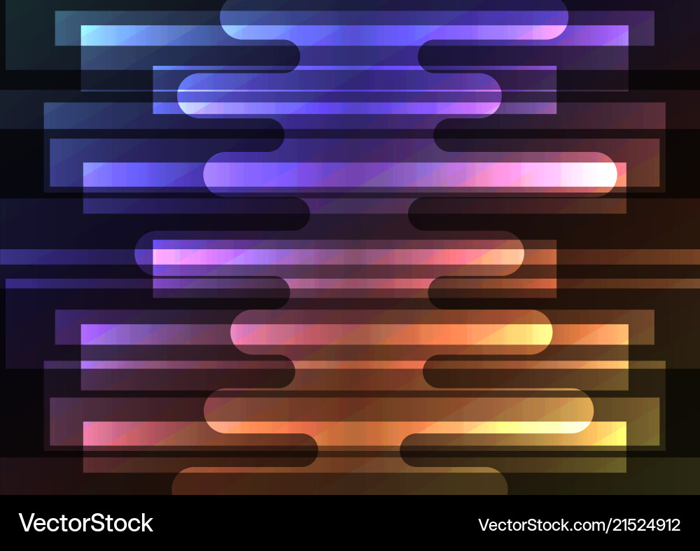 Rainbow melt overlap abstract square background Rainbow melt overlap abstract square background vector image