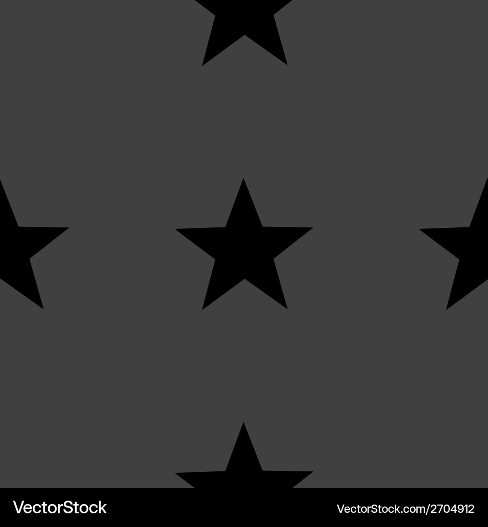 Star web icon flat design seamless gray pattern Vector Image