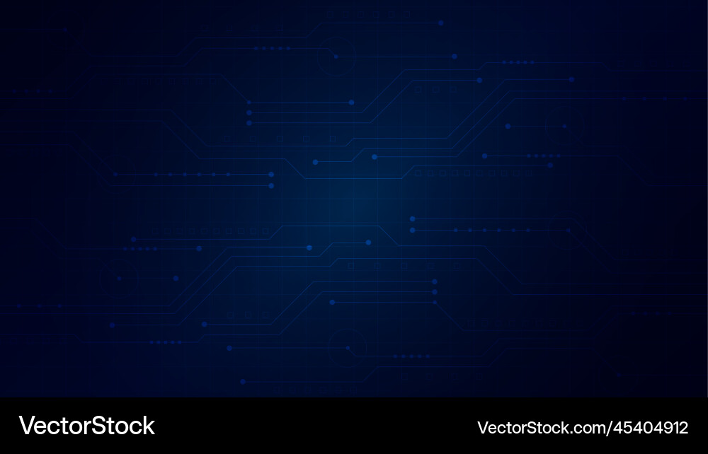 Technology background with hi-tech digital data Vector Image