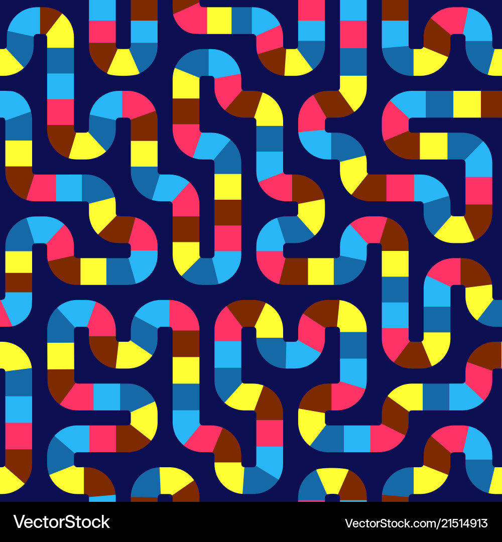 Geometric abstract seamless pattern background Geometric abstract seamless pattern background Vector Image