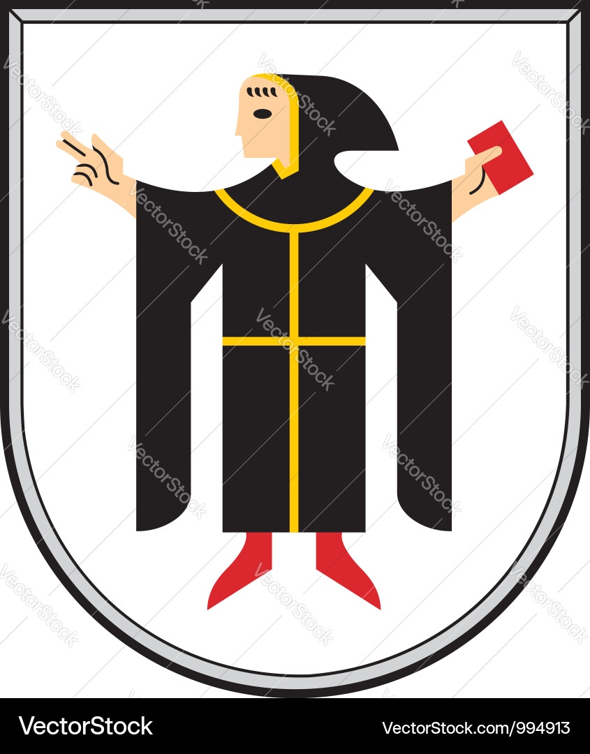 Munich Coat of Arms Vector Image