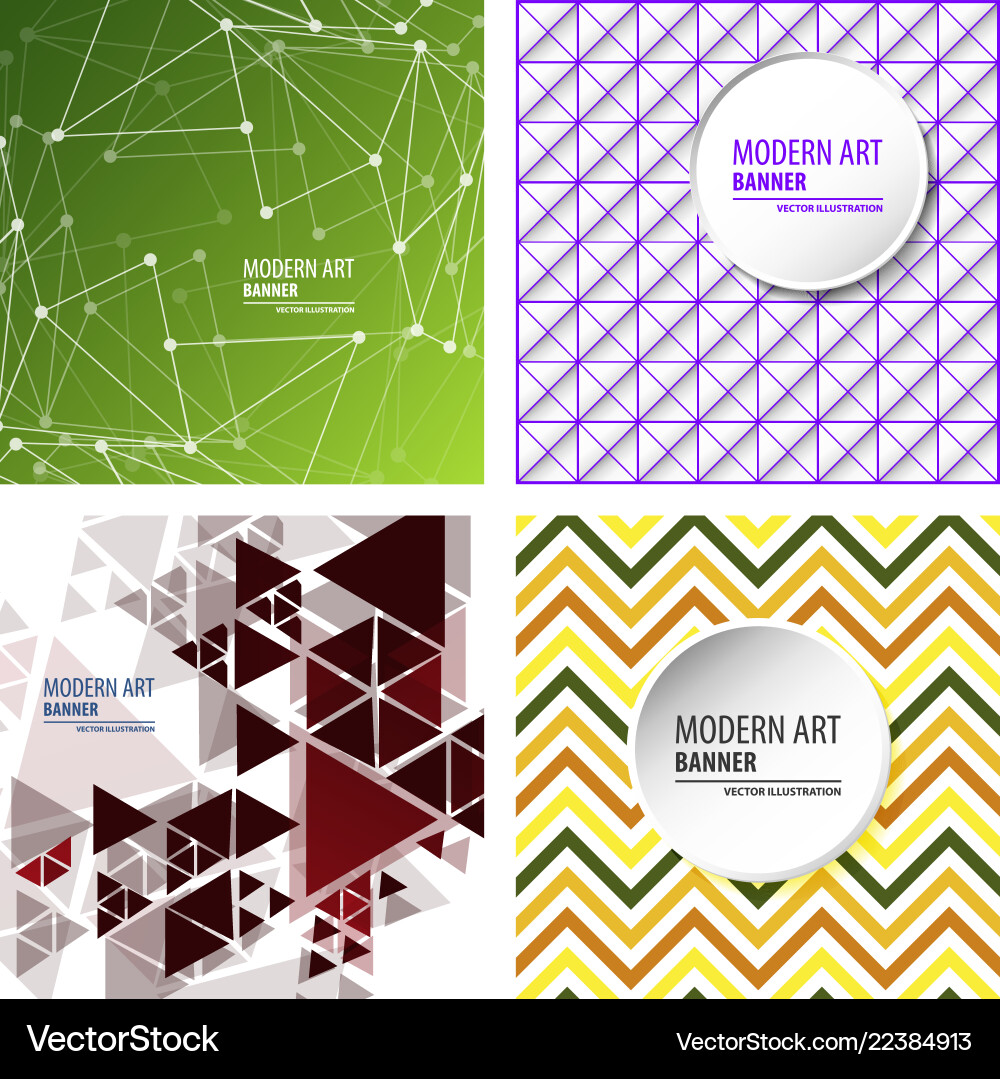 Set of minimal geometric background dynamic vector image