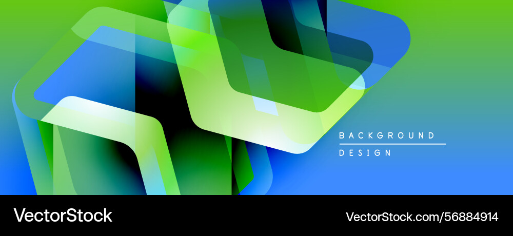 Abstract geometric shapes overlap creating Abstract geometric shapes overlap creating Vector Image