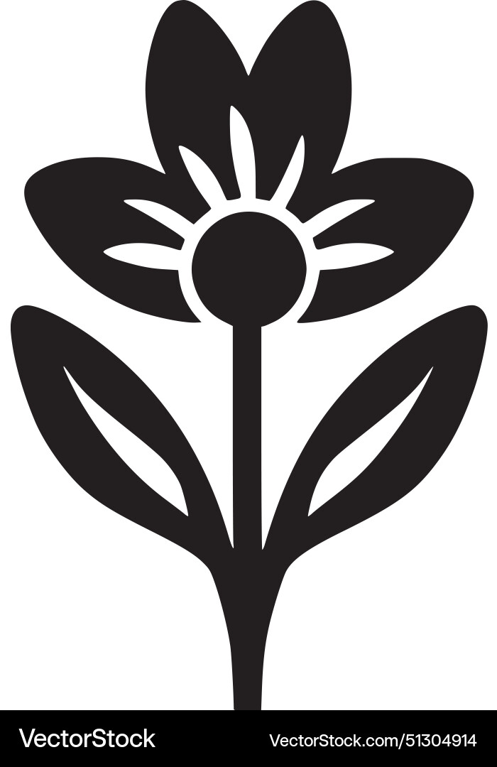 Blume - hochwertiges Logo ideal für T-Shirt Blume - hochwertiges Logo ideal für T-Shirt vektorbild