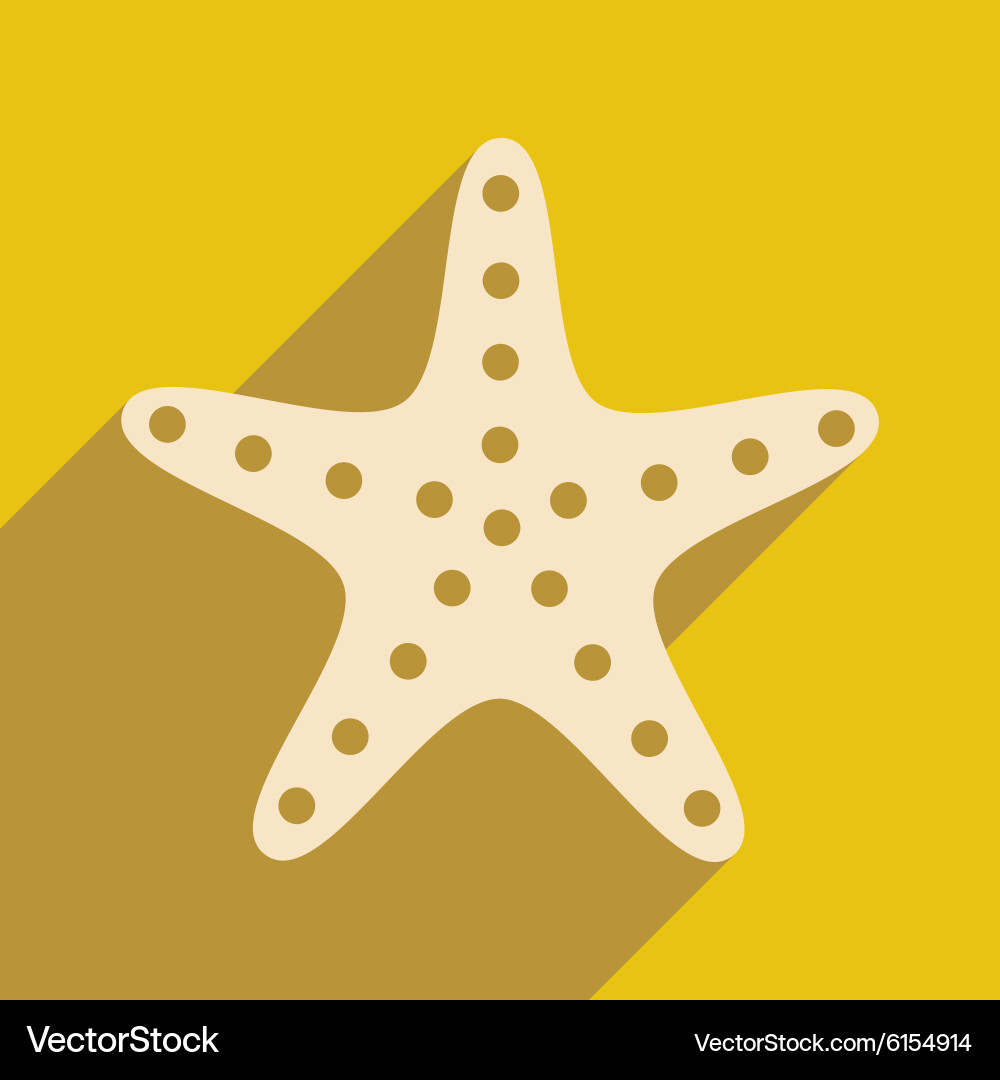 Flat with shadow icon and mobile application Vector Image