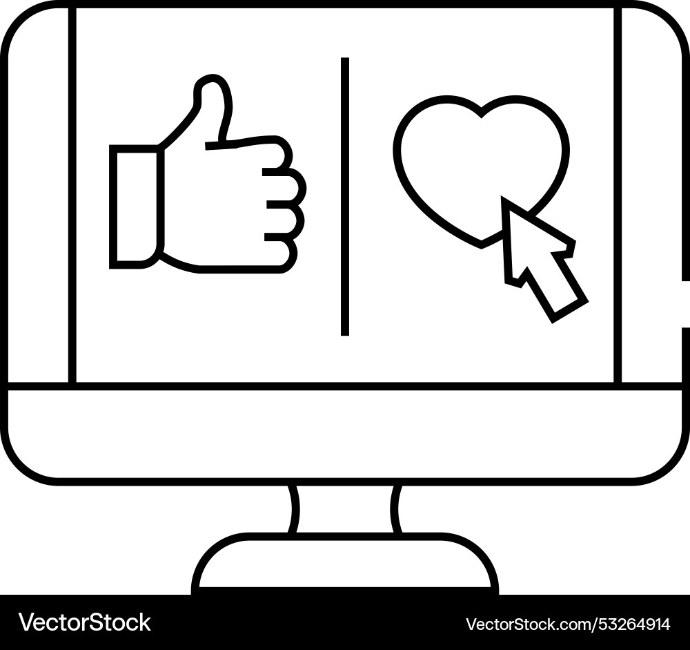 Microinteractions ux ui design line icon vector image