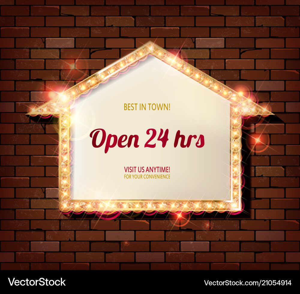 Red frame arrow open Red frame arrow open vector image