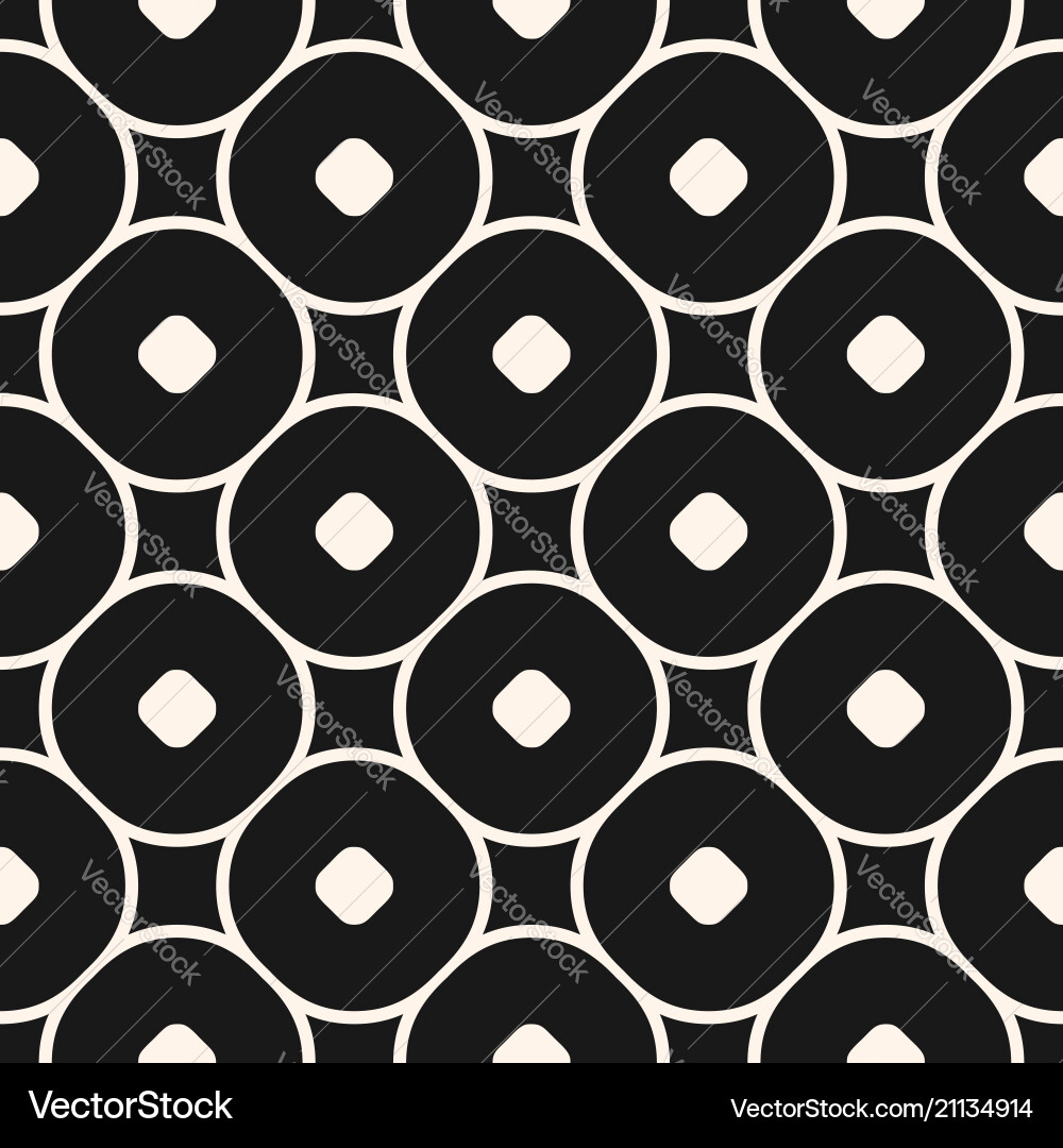 Seamless funky pattern with circles and squares Seamless funky pattern with circles and squares vector image