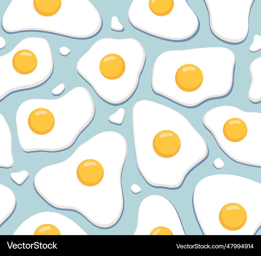 Seamless pattern with eggs Vector Image