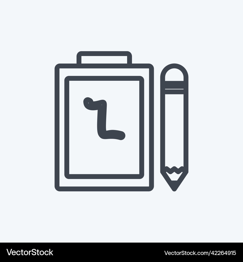 Icon notepad suitable for web interface symbol Icon notepad suitable for web interface symbol vector image