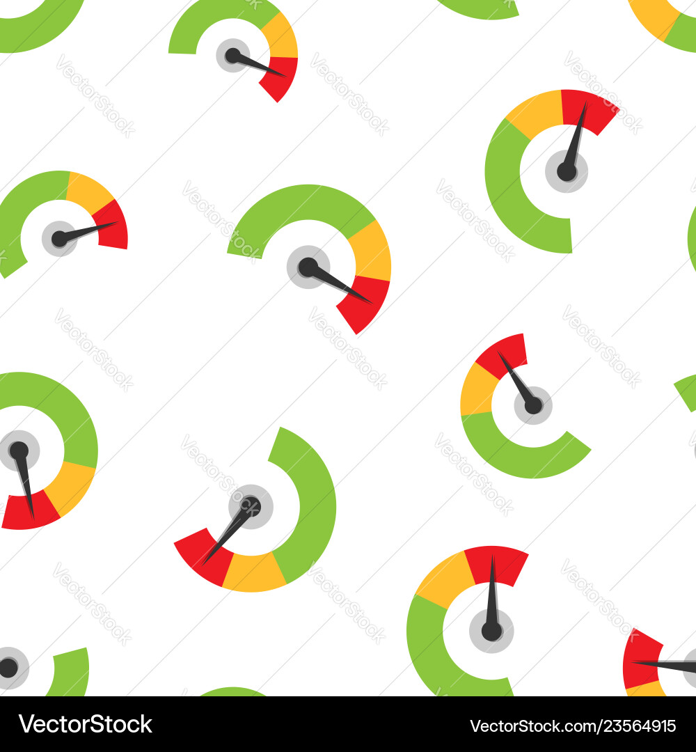 Meter dashboard icon seamless pattern background Meter dashboard icon seamless pattern background vector image