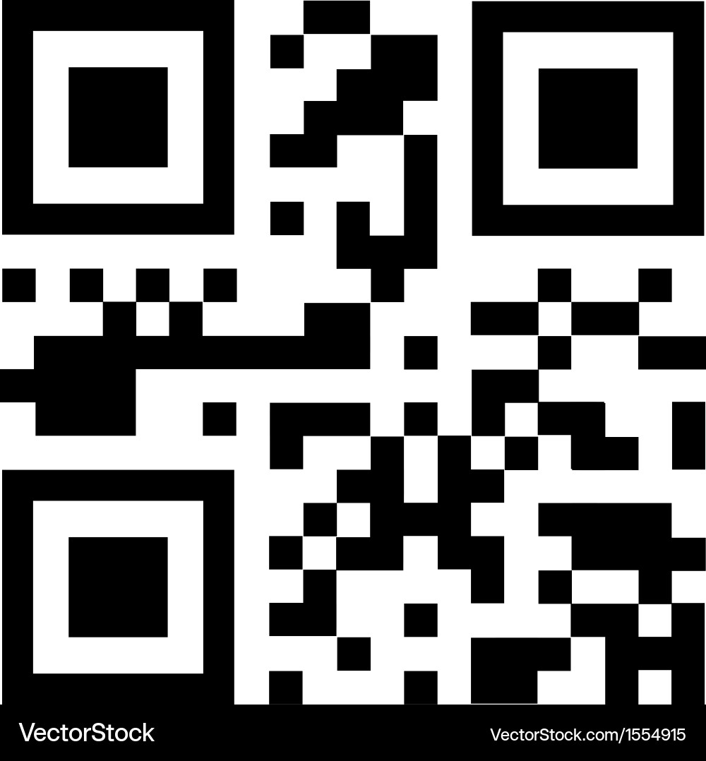 Qr code says hot deals Vector Image