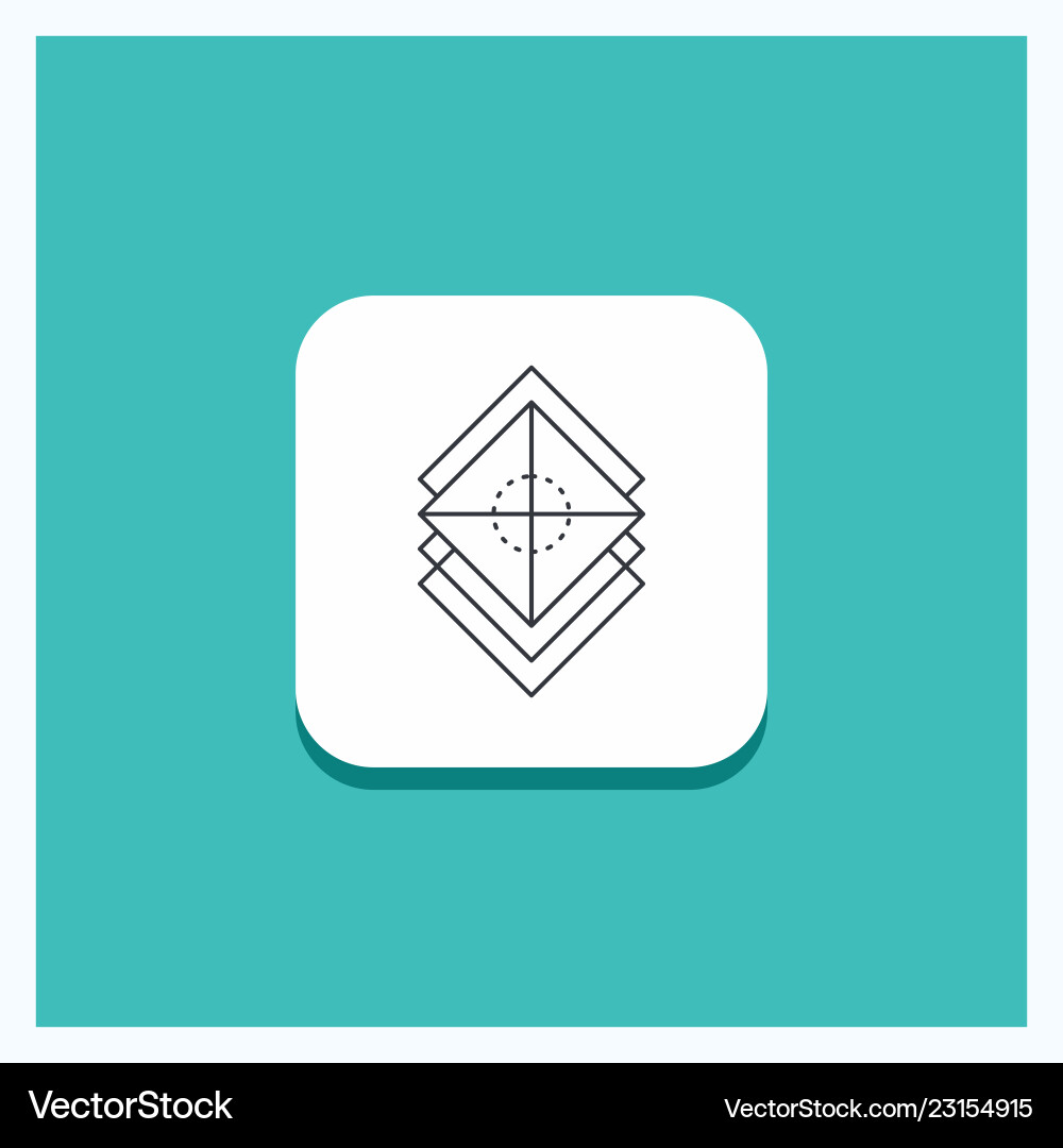 Round button for arrange design layers stack Round button for arrange design layers stack vector image