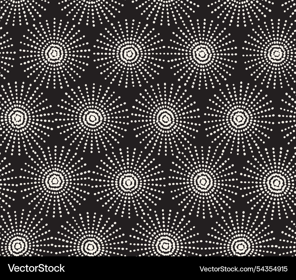 Seamless pattern repeating geometric elements Vector Image