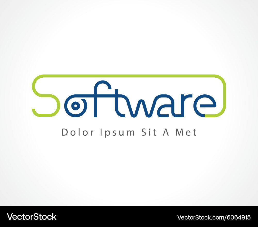 Software Royalty Free Vector Image - VectorStock