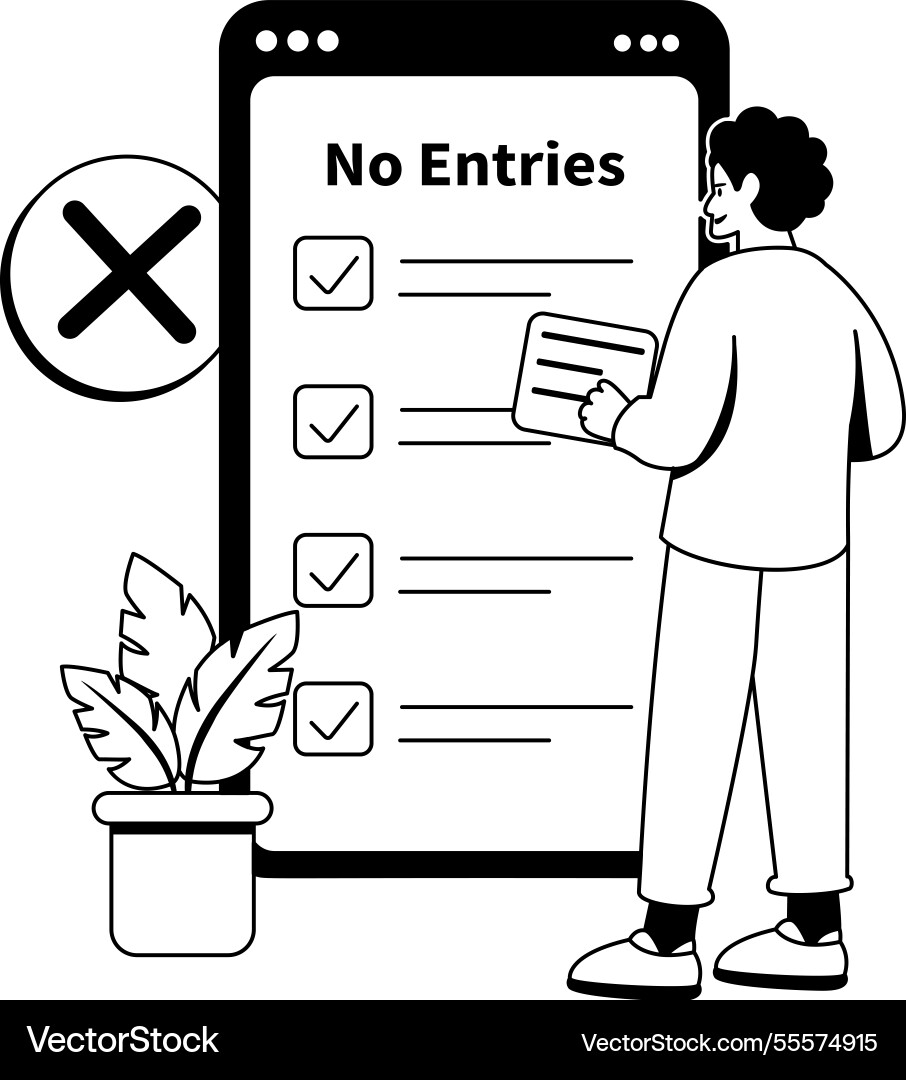 Task error Vector Image