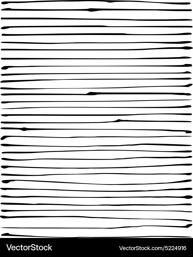 Black Stripe Pattern - Fluid Lines vector image