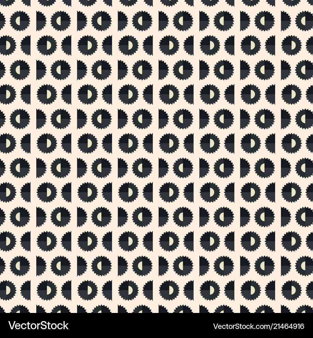 Circular shapes pattern vector image
