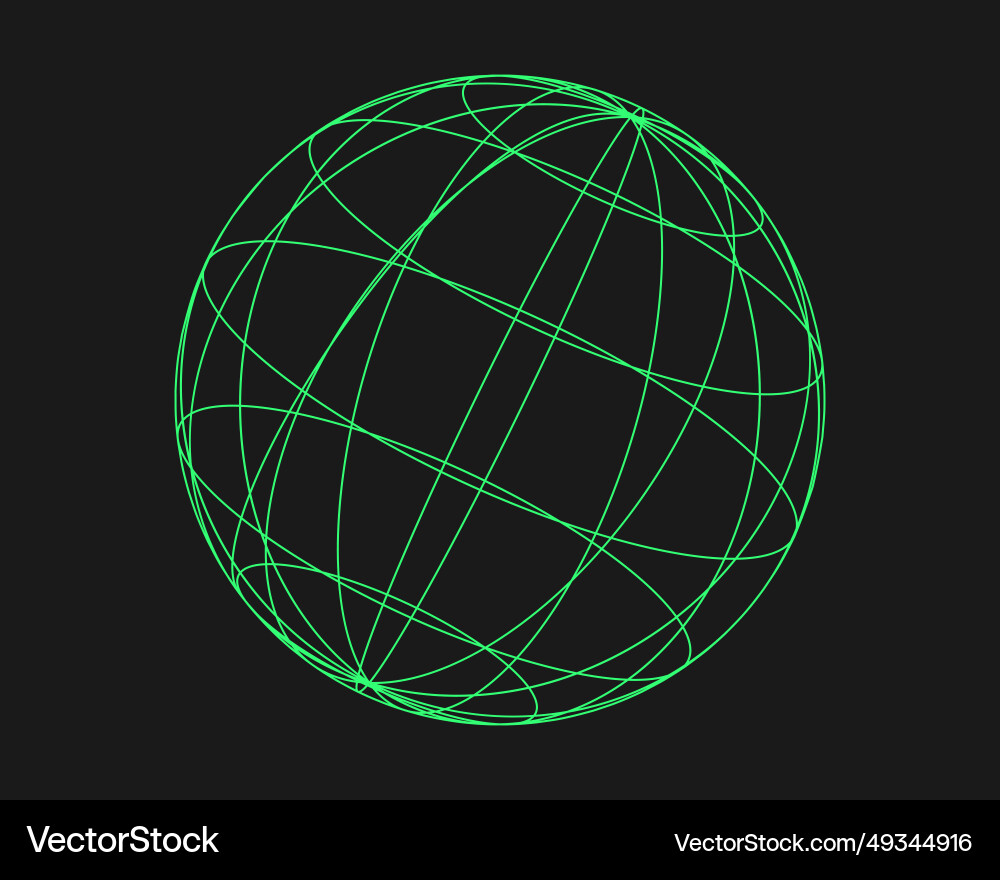 Cyber geometry y2k element cyberpunk shape Cyber geometry y2k element cyberpunk shape vector image