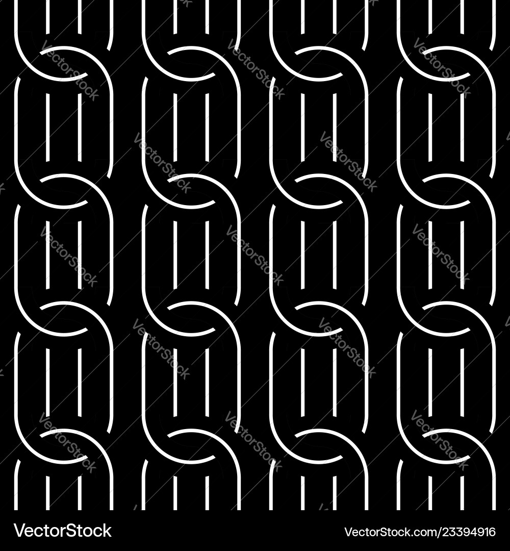 Design seamless chain pattern vector image