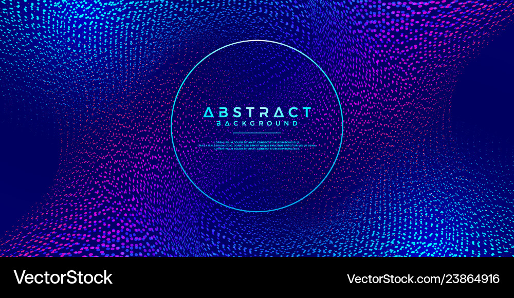 Dynamic abstract liquid flow particles background Vector Image