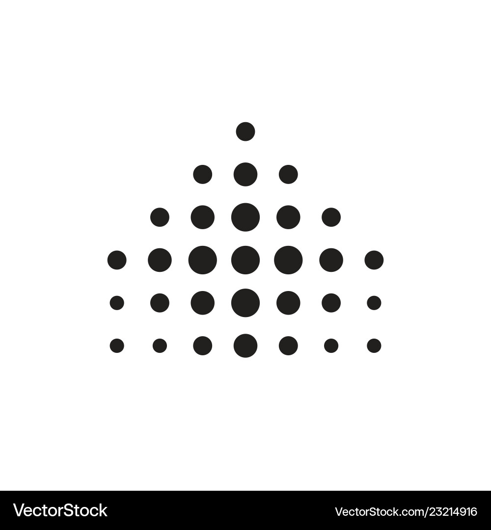 Halftone dots forms Halftone dots forms vector image