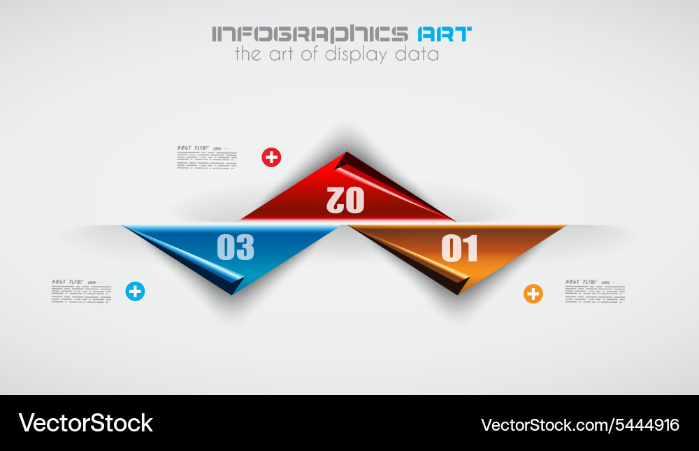 Infographics concept to display your data Vector Image