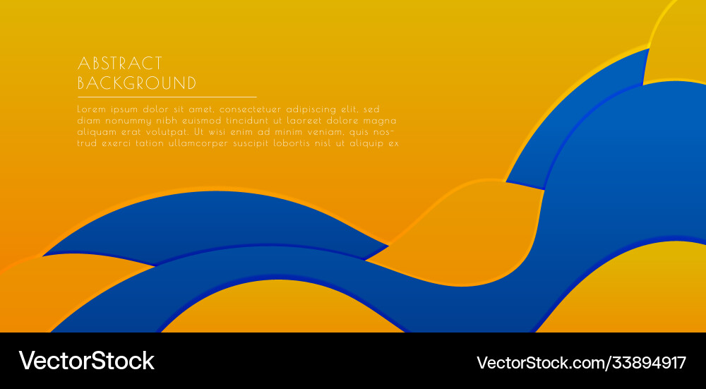 Abstract background fluid wave shape design Vector Image