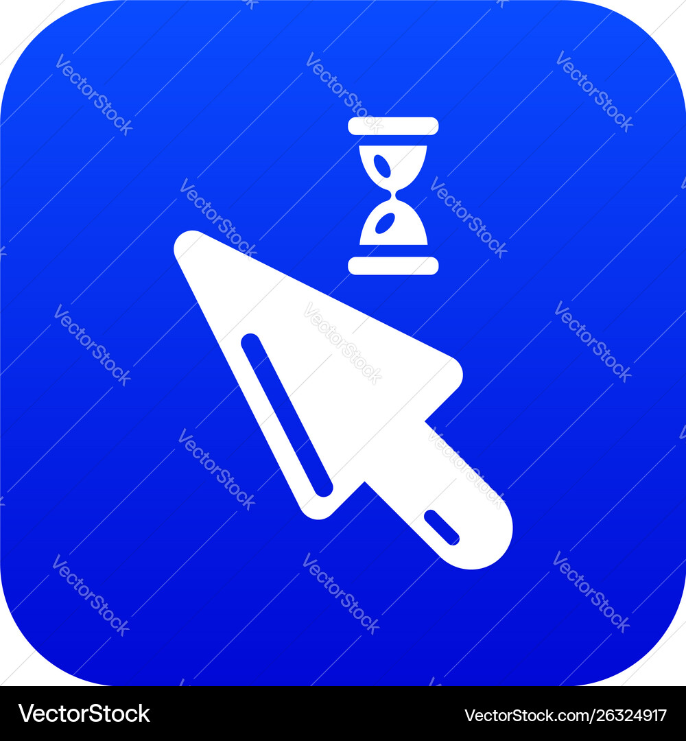 Cursor icon simple black style Vector Image