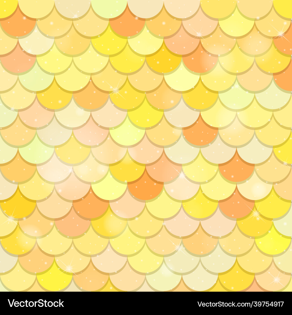 Fish scale seamless pattern background vector image