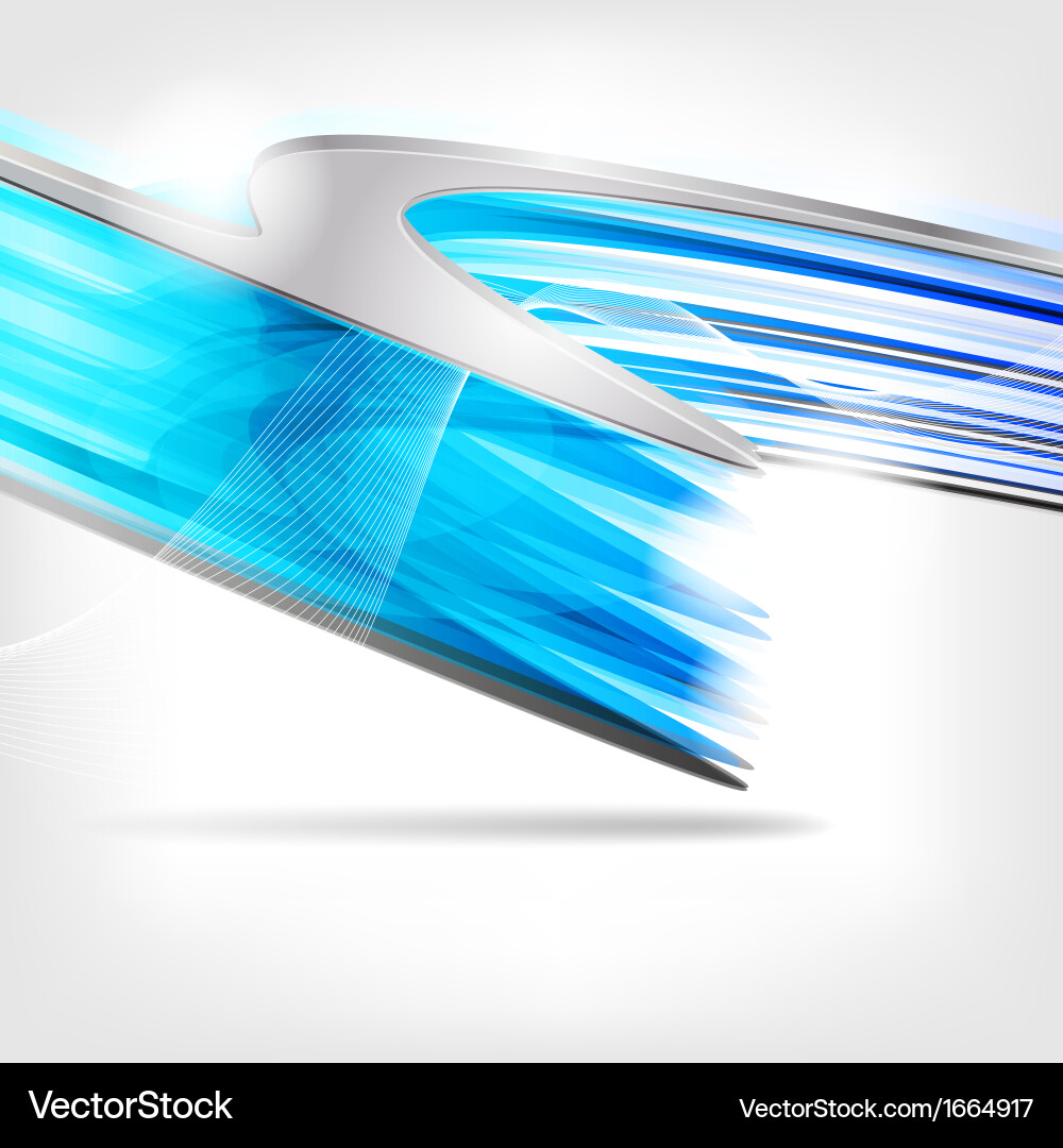 Fluid Abstract Waves Vector Image