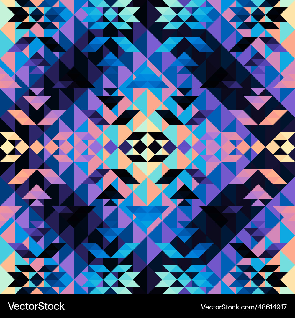 Geometric abstract triangles pattern seamless Geometric abstract triangles pattern seamless vector image
