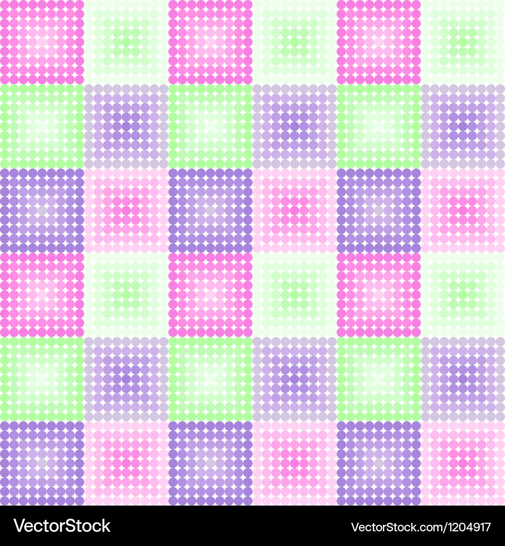 Geometric pattern with colored circles vector image