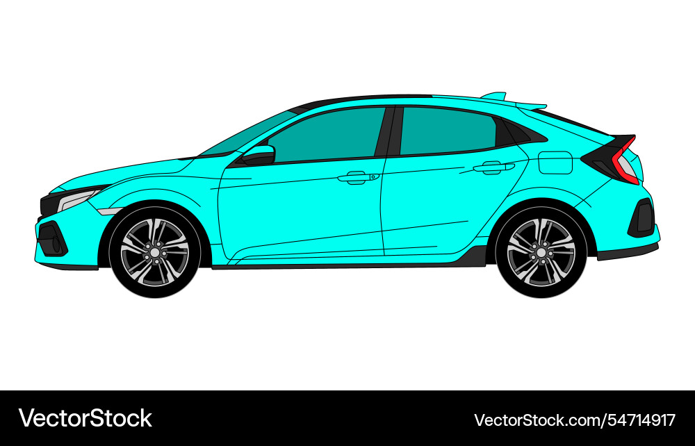 Honda civic 2015 10 Generation Honda civic 2015 10 Generation vektorbild